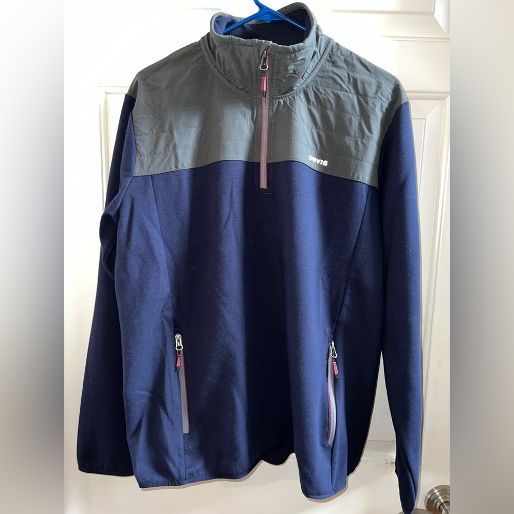 Orvis Men's Quarter-Zip Hybrid sweatshirt